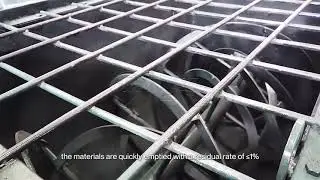 Horizontal ribbon mixer