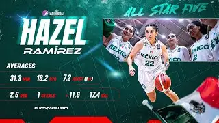 Hazel Ram&iacute;rez - FIBA Centrobasket 2024 (Irapuato, M&eacute;xico) #AllStarFive #3rdPlace