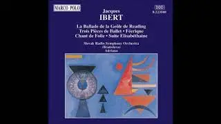 Jacques Ibert : A Midsummer Night's Dream, Suite Elisabethaine from the incidental music (1942)