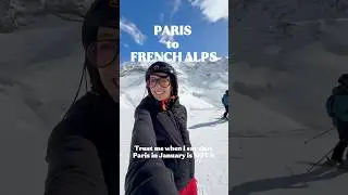 Getting from Paris to the French Alps #americaninparis #frenchalps #skiing