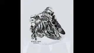 Roaring Lion 925 Sterling Silver Ring - White Lion Jewels