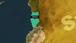 Tartus, Latakia Free Geolayer Map Animation