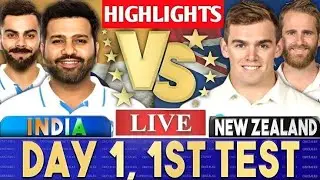 India vs New Zealand highlights test match #indvsnz #indvsnzlive #indvsnztestmatch #viratkohli