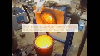 25KW Induction Smelter Aluminum Bronze