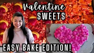 3 EASY Valentine's Day Baked Goods | Cake, Brownies, Biscuits, oh my!