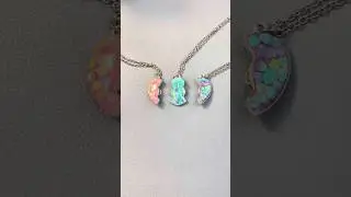 Bestie Magnetic Necklace Set 💕 Perfect for 3 Friends!