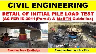 Initial Pile Load Test| IS-2911(Part-4)|