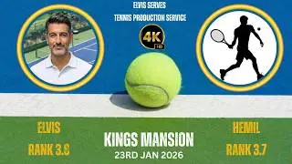 SINGLES AT KINGS MANSION  ELVIS  VS HEMIL 23/01/26