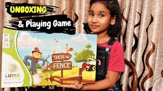 Guess The Fence - A Creative Board Game to Learn Geometry for Kids UNBOXING