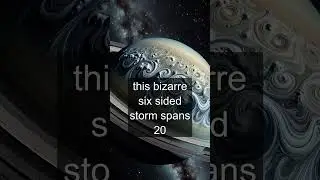 The Mystery of Saturn's Hexagonal Storm #SaturnMystery #HexagonalStorm