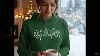 🎄❤️ Christmas Heartbeat &mdash; Free Machine Embroidery Design