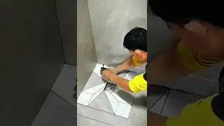 how to install 3D design in floor drain streaner watch tell the end and dont forget to subscribe💪