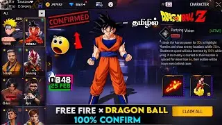 FREE FIRE &times; DRAGON BALL 😯🔥 100% CONFIRM 🥳 DRAGON BALL Z COLLABORATION FREE FIRE IN TAMIL | HTG ARMY