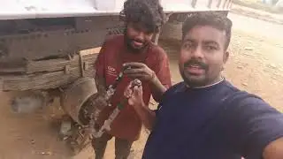 Heavy vehicle plate damage work