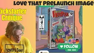 Heropolis - Hero of the day! - Gamefound Slummin- Kickstarter Critique Review