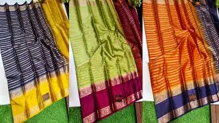 Designery weaving warm silk fancy gap border sarees