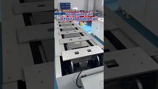 Ring guide rail conveyor line, three-dimensional double rail, drive track system#machine #packing