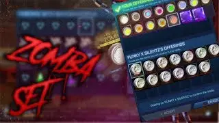 TRADING AWAY THE ZOMBA SET FOR INSANE PROFIT! *OMG* WHITE APEX SHOWCASE! - Rocket League