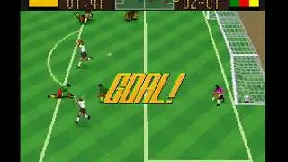 Capcom Soccer Shootout (SNES) Tournament Gameplay