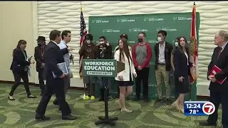 DeSantis berates students for wearing masks, student attendee speaks out
