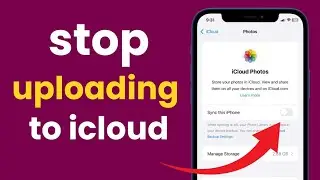 Как предотвратить загрузку фотографий в iCloud на iPhone | Отключение резервного копирования фото...