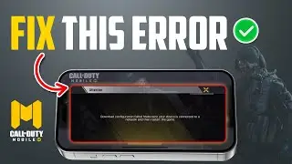 How to Fix Call of Duty Download Configuration Failed Error on iPhone | COD Configuration Failed