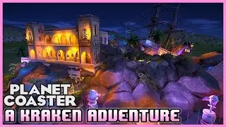 PIRATES CAVE! A Kraken Adventure! Ride Spotlight 26 #PlanetCoaster