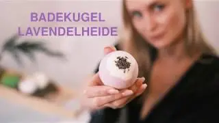 Badekugel von BadeFee in Aktion - Lavendelheide