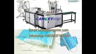 Video of Automatic Non-woven Face Mask Machine|Surgical Mask 3ply Making Machine @autopackm.com