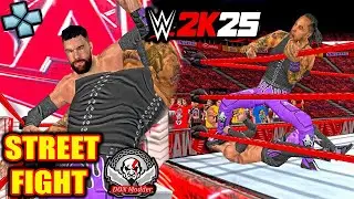 Street Fight Finn Balor vs. Damian Priest Match Gameplay WWE 2K25 PSP Gameplay | DON Modder