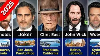 Actors' Birthplaces You Won't Believe 2025 Updated | Famous Hollywood Celebrities