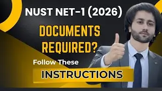 NUST NET 1 Test Day Instruction I NUST NET 1 Test Documents Required I NUST NET 1 Guidelines I NUST