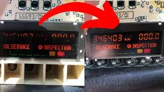 BMW E36 gauge cluster screen repair/óracsoport javítás (with ENG subtitles)