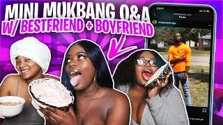 MINI MUKBANG & HILARIOUS Q&A (RAW & UNCUT) 😂🔥 ft My Boyfriend, KalaXO & Mari Madeitpossible