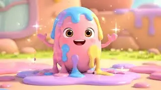 Fall Guys Sleepy Bean Fell Off the Track | Funny Toddler Song | Kids Rhymes