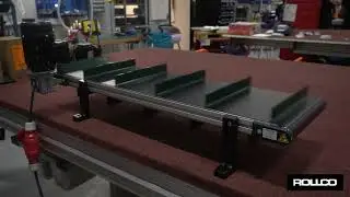 Belt conveyor with cleats