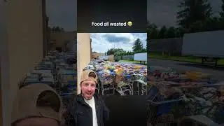 All this food is going to waste because they lost their refrigeration system! 😭 #foodie