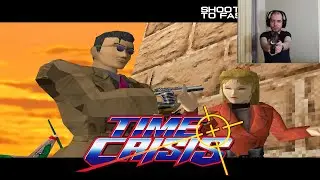 Time Crisis 1 Arcade Playthrough with Sinden Lightgun