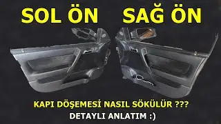 ÖN SAĞ SOL KAPI DÖŞEMESİ SÖKÜLÜRKEN YAPILMASI GEREKENLER ASTRA G