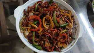 বিফ চিলি ড্রাই || Jolys secret recipes