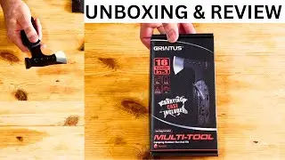 Giriaitus Camping Axe Multitool - 16 Tools in One? Unbox and review