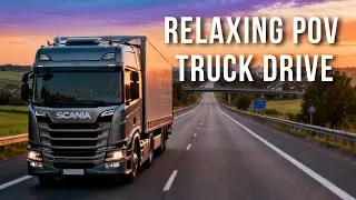 Relaxing POV Truck Drive | Virtual Road Trip with Cabin Ambience (No Commentary) i15 day and Night