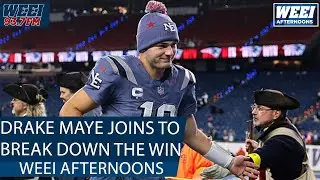 Drake Maye joins to discuss the Patriots 9-2 start to the season | WEEI Afternoons