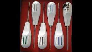 A-1 VERITAS Dental Elevator Set | Tooth Extraction Instruments | Root Elevation Tools