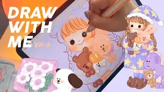 Draw with me - EP.5, Dictate drawing (Goodnight) | FAHFAHS