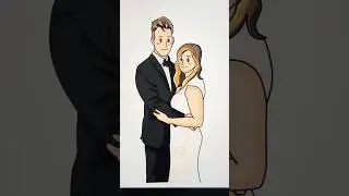 Your Wedding Memory as Digital Art &ndash; A Timeless Transformation! #shorts #SoulSketches102