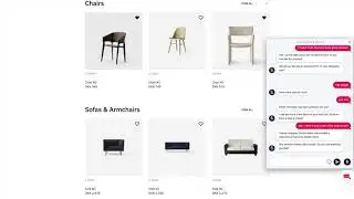 Conversational Commerce Demo for E-Commerce Websites