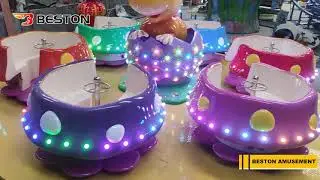 Beston  Dinosaur  Teacup Rides Video In Factory