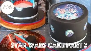 Star Wars Torte/ Star Wars Cake Teil 2/ Kuchenring Methode