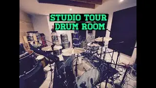 Studio Tour - DRUM RECORDING STUDIO (Home Studio)